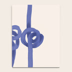 Knotted Rope Art  Minimalist Blue on Cream Illustration Notebook Gallery Image 4