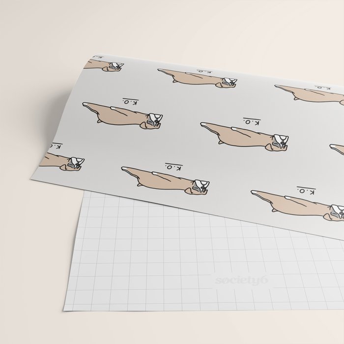 The Moody Puppies - Boxer Wrapping Paper Gallery Image 2