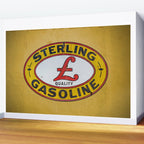 Vintage Sterling Gasoline Sign Wall Mural Gallery Image 2