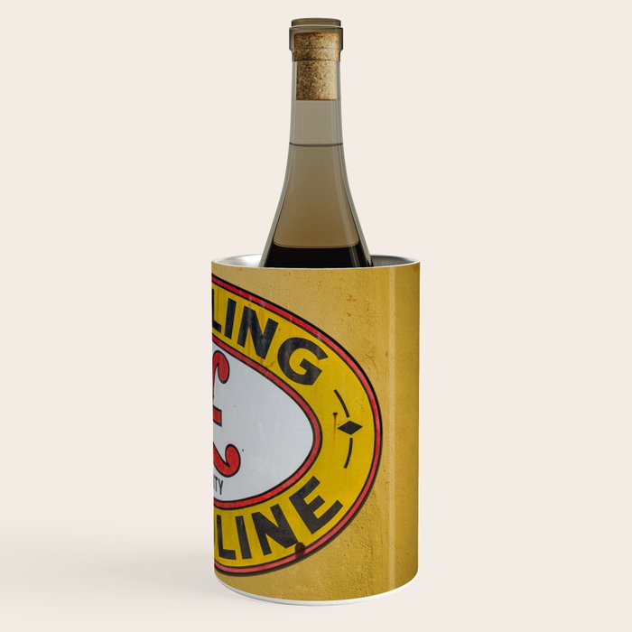 Vintage Sterling Gasoline Sign Wine Chiller Gallery Image 3