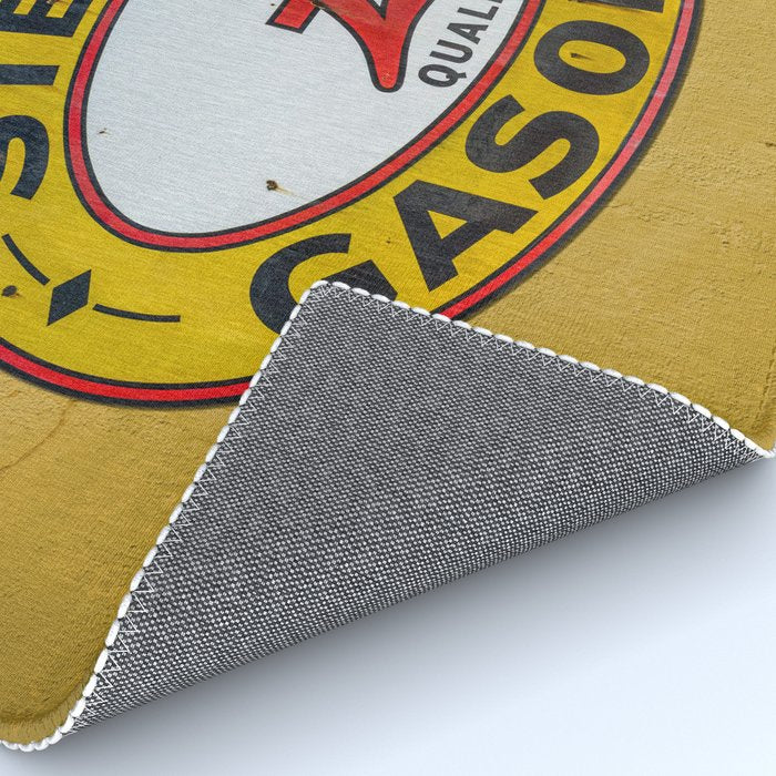 Vintage Sterling Gasoline Sign Rug Gallery Image 4