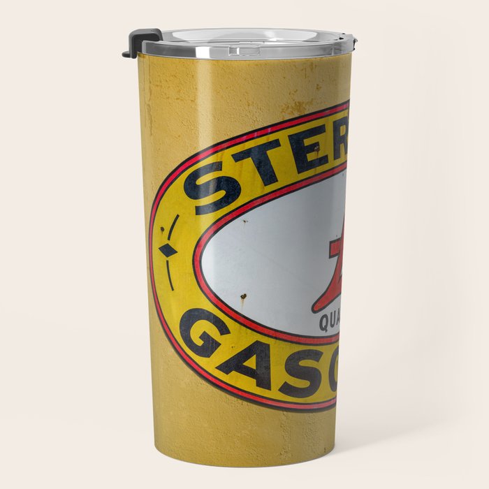 Vintage Sterling Gasoline Sign Travel Mug Gallery Image 3