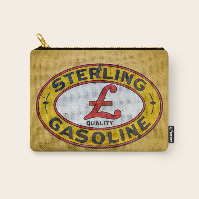 Vintage Sterling Gasoline Sign Carry All Pouch Gallery Image 1