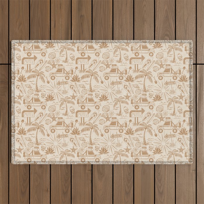 Baja - ochre gold Outdoor Rug Gallery Image 1