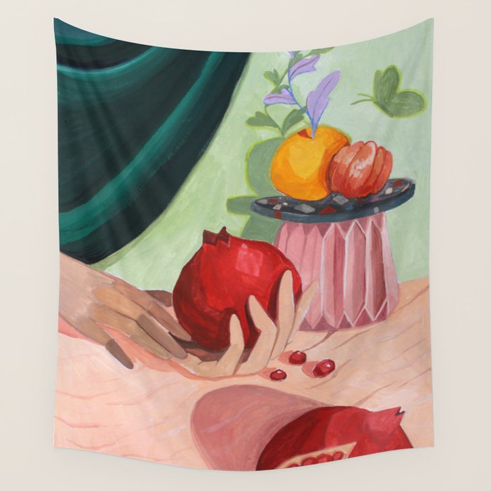 Pomegranate Wall Tapestry Gallery Image 4