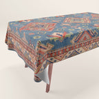 Blue Spring Tulips Tablecloth Gallery Image 1