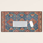 Blue Spring Tulips Desk Mat Gallery Image 1