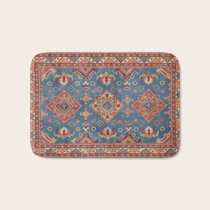 Blue Spring Tulips Bath Mat Gallery Image 1