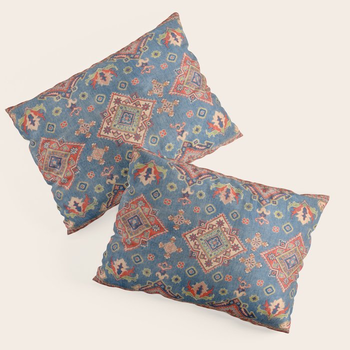 Blue Spring Tulips Pillow Sham Gallery Image 3