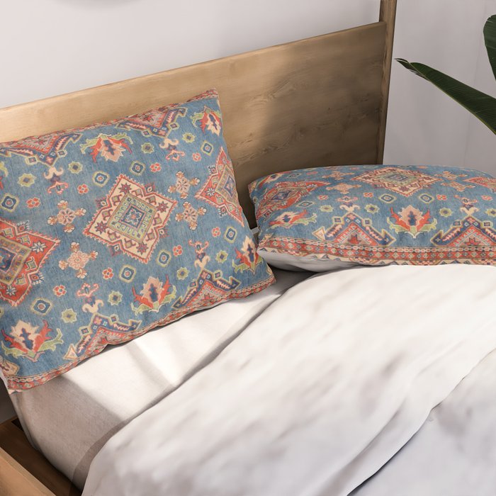 Blue Spring Tulips Pillow Sham Gallery Image 2