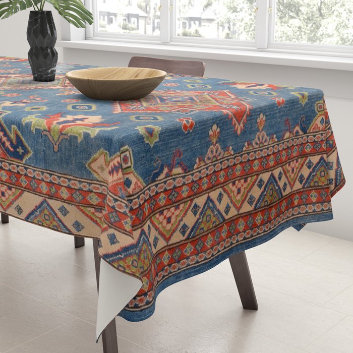 Blue Spring Tulips Tablecloth Gallery Image 3