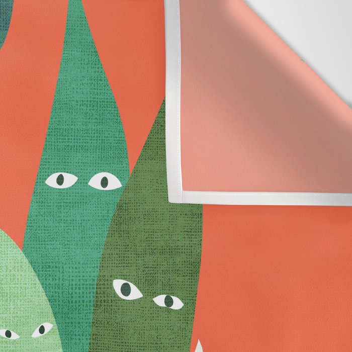 The plants are watching (paranoidos maximucho) Wall Tapestry Gallery Image 3