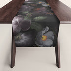 Mystic Moon Night Roses Botanical Flower Garden Table Runner Gallery Image 1