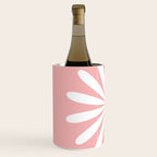 Big Daisy Retro Minimalism in Pink and White Wine Chiller Gallery Image 2