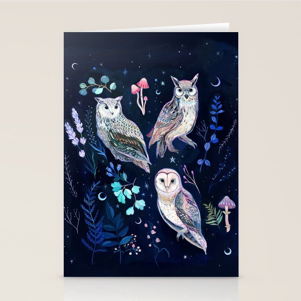 Night Owls Stationery Card Gallery Image 2