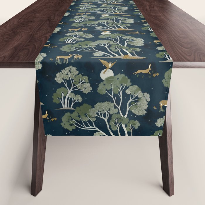 A Forest Awakens Full Moon Table Runner Gallery Image 1