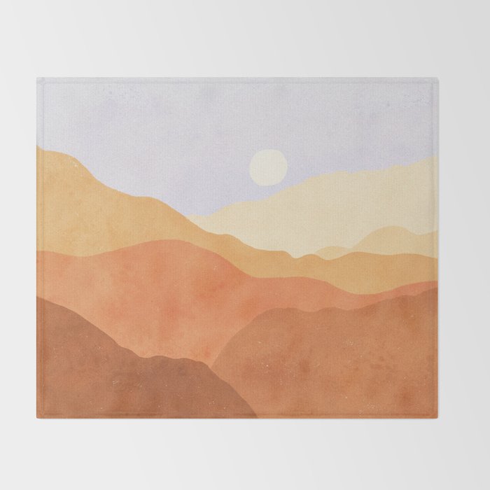 Landscape No4 Throw Blanket Gallery Image 2