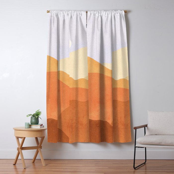 Landscape No4 Window Curtain Gallery Image 5