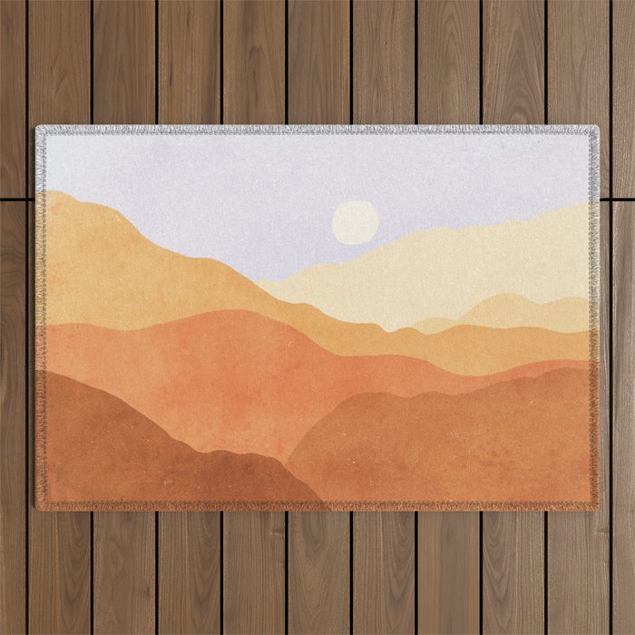 Landscape No4 Outdoor Rug Gallery Image 1