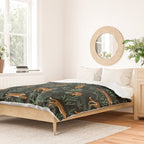 Evening Prowl, Tiger Prints Duvet Cover Gallery Image 2