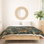 Evening Prowl, Tiger Prints Duvet Cover Gallery Image 3