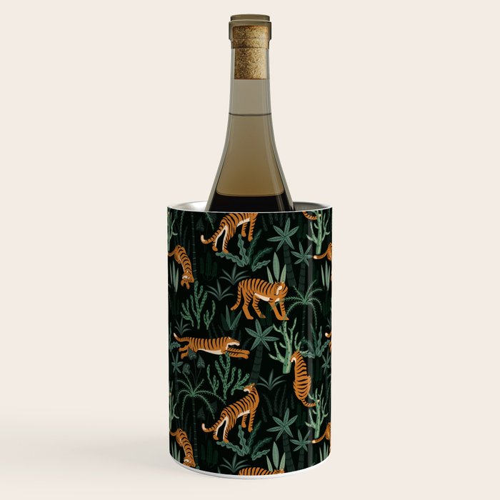 Evening Prowl, Tiger Prints Wine Chiller Gallery Image 2