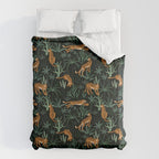 Evening Prowl, Tiger Prints Duvet Cover Gallery Image 6