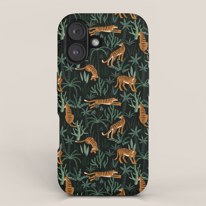 Evening Prowl, Tiger Prints iPhone Case Gallery Image 1