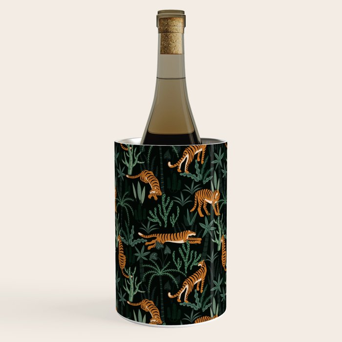 Evening Prowl, Tiger Prints Wine Chiller Gallery Image 1