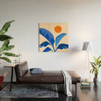 Indigo Tropics - Modern Coastal Design Wood Wall Art Gallery Image 2