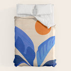 Indigo Tropics - Modern Coastal Design Duvet Cover Gallery Image 6