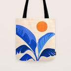 Indigo Tropics - Modern Coastal Design Tote Bag Gallery Image 1