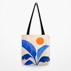 Indigo Tropics - Modern Coastal Design Tote Bag Gallery Image 2