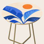 Indigo Tropics - Modern Coastal Design Side Table Gallery Image 2