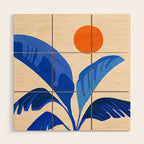 Indigo Tropics - Modern Coastal Design Wood Wall Art Gallery Image 1