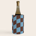 Wavy Seaside Blue x Chocolate Wine Chiller Gallery Image 3
