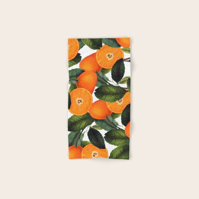 The Forbidden Orange #society6 #decor #buyart Bath Towel Gallery Image 1