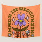 Made In Wisconsin Wall Tapestry Gallery Image 4