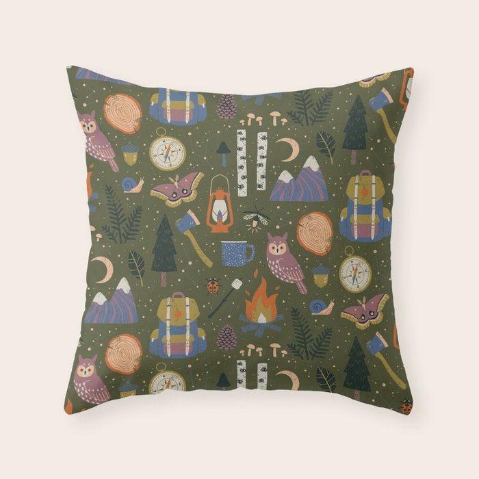 Into the Woods Throw Pillow Gallery Image 6