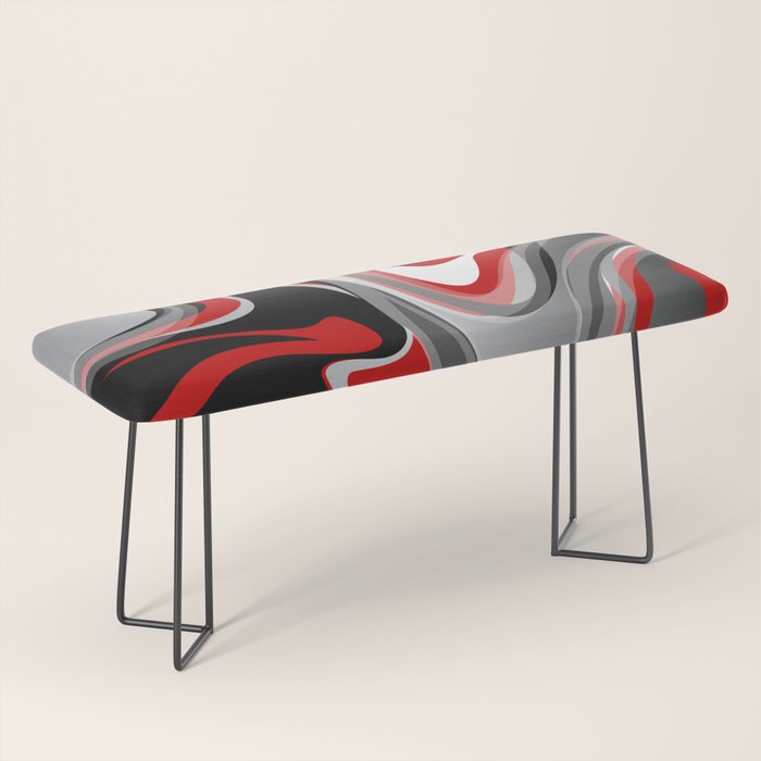 Liquify - Red, Gray, Black, White Bench Gallery Image 1