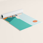Lady at the beach in Italy Yoga Mat Gallery Image 2