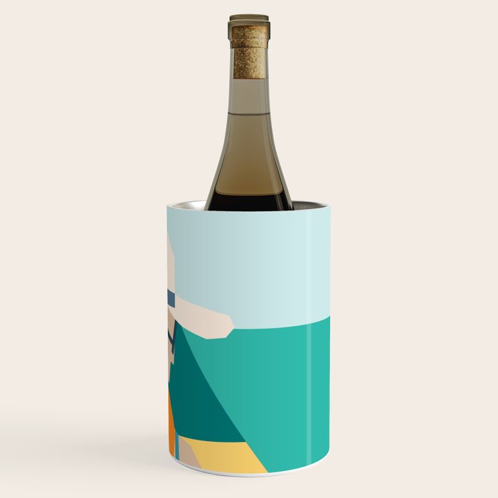 Lady at the beach in Italy Wine Chiller Gallery Image 3