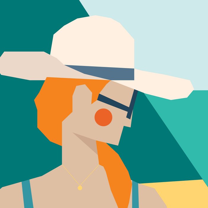 Lady at the beach in Italy Coffee Mug Gallery Image 2