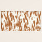 Tiger Stripes In Neutral Desk Mat Gallery Image 3