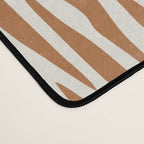 Tiger Stripes In Neutral Desk Mat Gallery Image 4