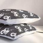 Tractors Monochrome Pillow Sham Gallery Image 3