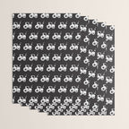 Tractors Monochrome Wrapping Paper Gallery Image 3