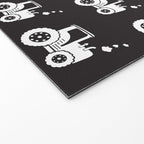 Tractors Monochrome Welcome Mat Gallery Image 2