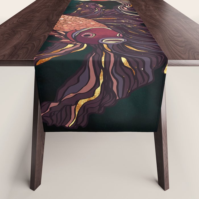 Metallic Betta Fish II Table Runner Gallery Image 1