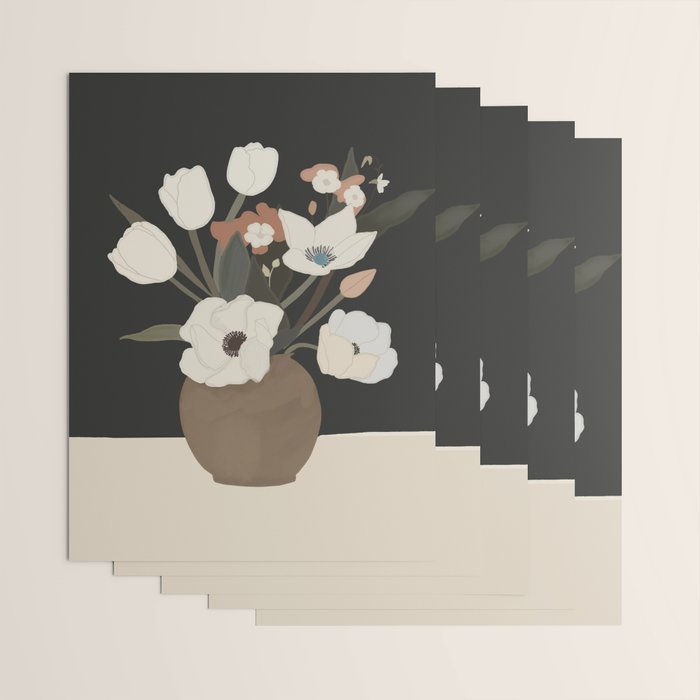 Gently Flowers 2 Wrapping Paper Gallery Image 3